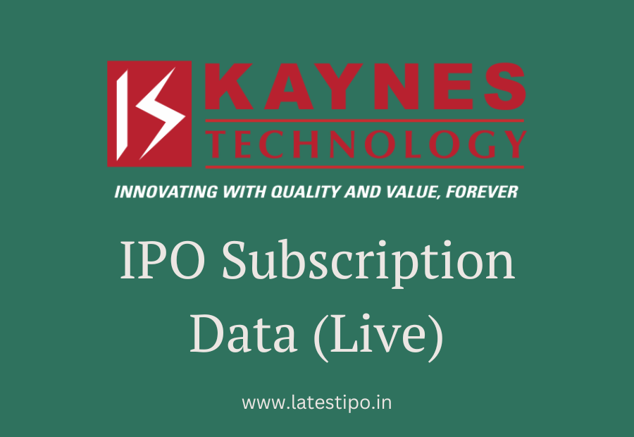 Kaynes Technology IPO Subscription Data Live